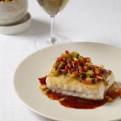 Jean-Georges' Sautéed Cod with Rich Ketchup Sauce