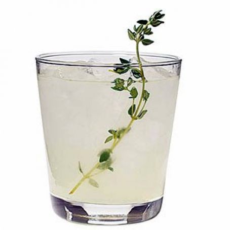Thyme and Lime Lemonade