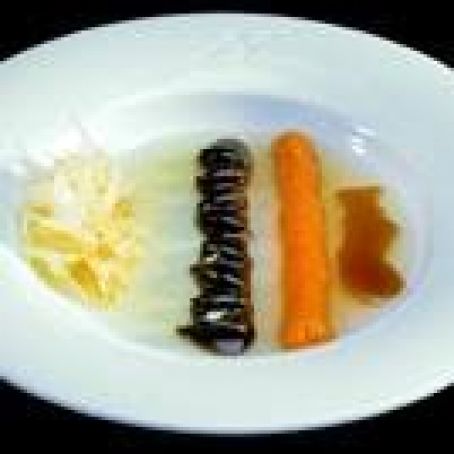 Textured Pumpkin with Deconstituted Grapefruit