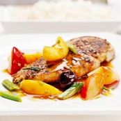 Spicy Chicken Breasts with Fruit