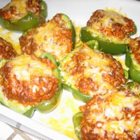 Fancy-Shmantzy Stuffed Peppers