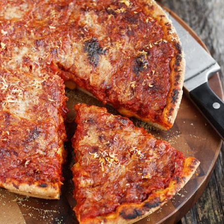 Meat-eaters Deep Dish Skillet Pizza