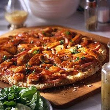 Barbecued Chicken Pizza