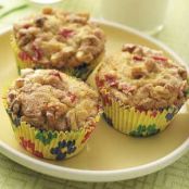 Rhubarb Cream Cheese Muffins