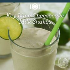 Key Lime Cheesecake Milk Shakes~Vitamix