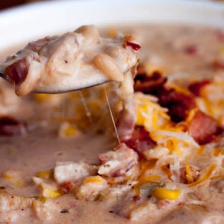 Jalapeno Popper Chicken Chili