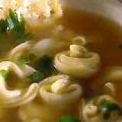Cheese Tortellini in Light Broth