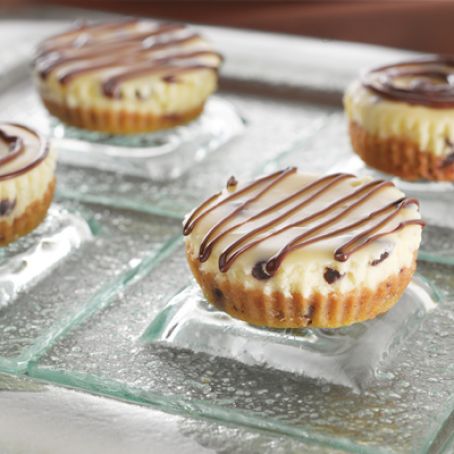 Double Chocolate Chip Mini Cheesecakes