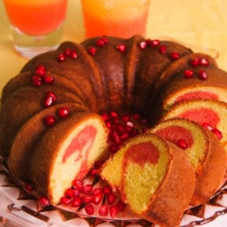 Tequila Sunrise Cake