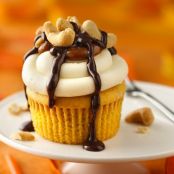 Ooey Gooey Pumpkin Caramel Cupcakes