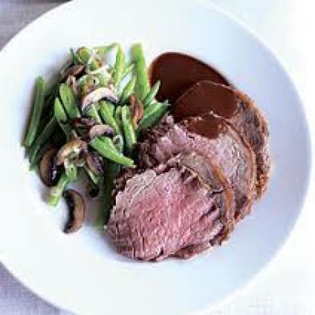 Beef Tenderloin w/Rosemary and Chocolate