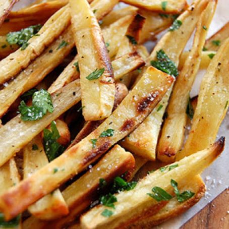 Parsnip Fries, Addictive with Truffle Oil