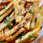 Parsnip Fries, Addictive with Truffle Oil