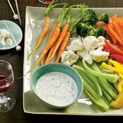 Creamy Garlic Herb Dip (Cooking Light)