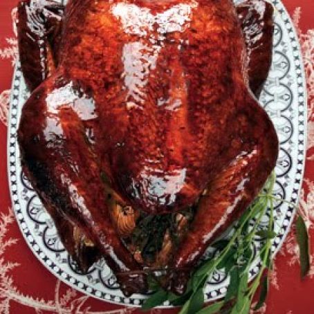 BEER BRINED TURKEY w/MALT GLAZE