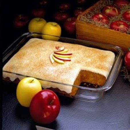 Apple Spice Custard Cake