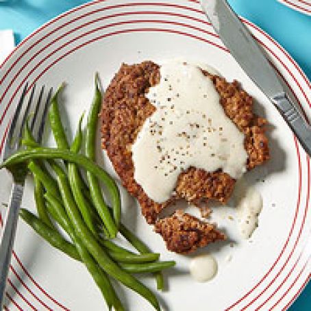 Country-Fried Steak with Creamy Gravy