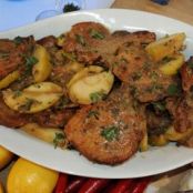 Emeril's Braised Pork Chops with Apples and Onions