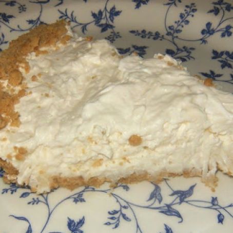 No Bake Coconut Cream Cheese Pie