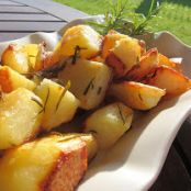 PAPAS AL HORNO CON ROMERO