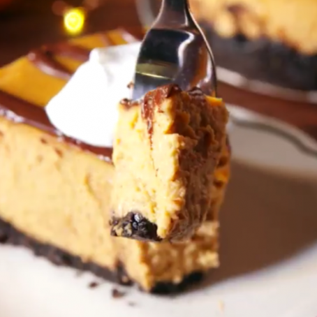 Chocolate Pumpkin Cheesecake