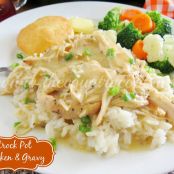 Crock Pot Easy Chicken and Gravy
