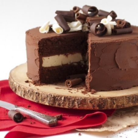 Death By Chocolate Cheesecake Cake