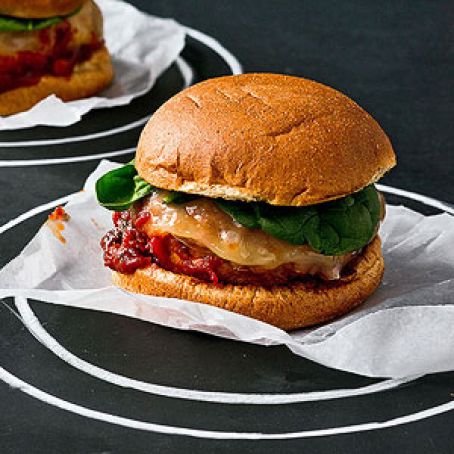 Chicken Parm Burgers