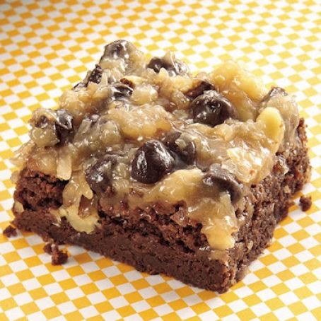 Rich German Chocolate Brownies