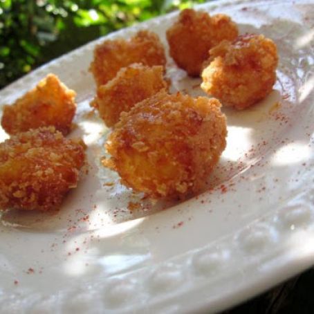 Honey Glazed Fried Manchego Cheese