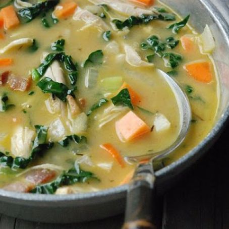Chicken Vegetable Soup With Kale
