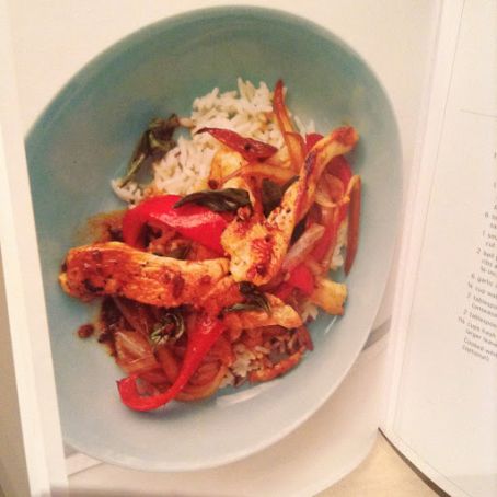 Chicken and Basil Stir-Fry