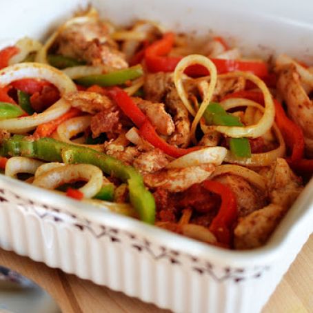 OVEN BAKED CHICKEN FAJITAS
