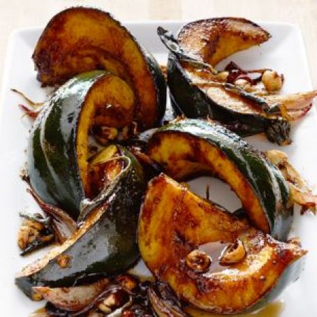 Balsamic-Maple Acorn Squash