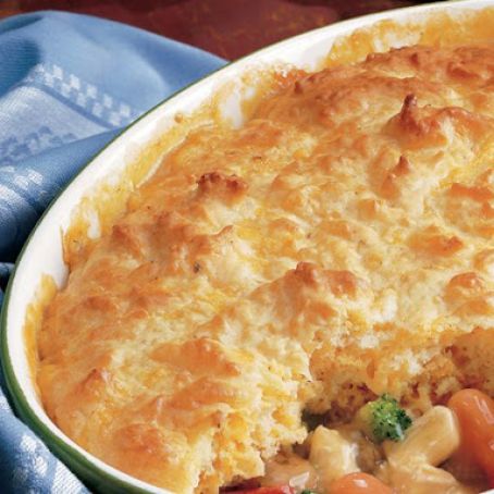 Pot Pie with Quick Spooned-On Crust