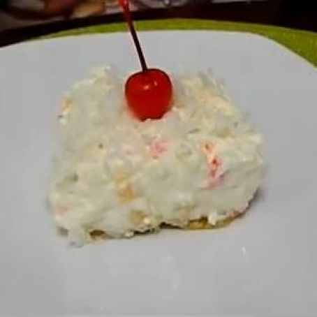 No Bake Piña Colada Squares