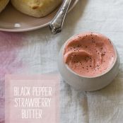 Black Pepper Strawberry Butter