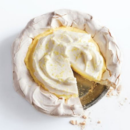 Upside-Down Lemon Meringue Pie