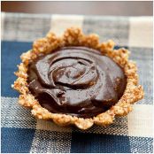 Chilled Truffle Tart With A Buttery Almond Meal Crust
