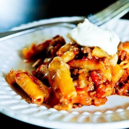 Slow Cooker Beef Ziti