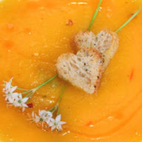 Butternut Squash Soup with Red Chilli