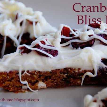 (Better Than) Cranberry Bliss Bars