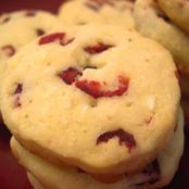 Coconut Cranberry Refrigerator Cookies