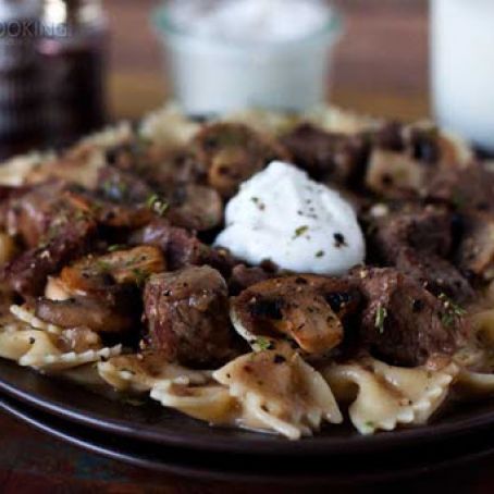 Beef Stroganoff in an Instant Pot