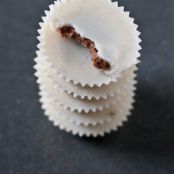 Vanilla Bean Coconut Butter Cups with Chocolate Peanut Butter