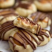 TWIX THUMBPRINT COOKIES