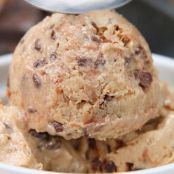 Chocolate Chip Peanut Butter Frozen Yogurt