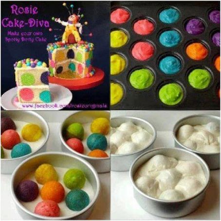 MULTI-COLOR BALL CAKE