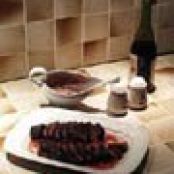 DUCK BREAST IN RED BUTTER SAUCE