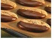 Chocolate Dipped Toffee Bits Cookies